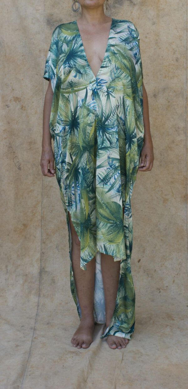 Túnica Estrecha | Estampado Tropical