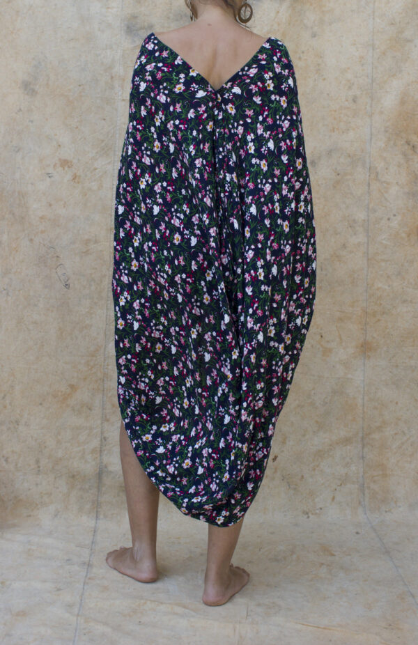 Vestido Cocoon | Estampado Floral - Imagen 2